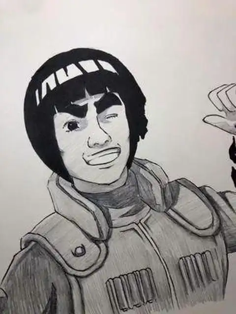 教你画迈特凯 #火影忍 #手绘 #动漫手绘 #绘画教程 #一起学画画