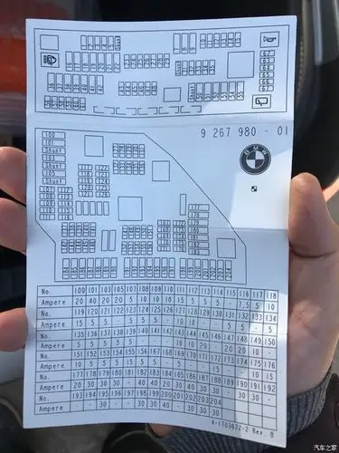 宝马525点烟器保险丝图 宝马5系保险丝位置图