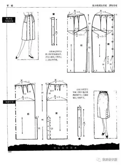最全的半身裙裁剪图总汇