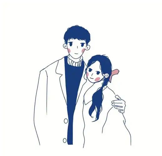 情侣手绘头像不会撞头像哦