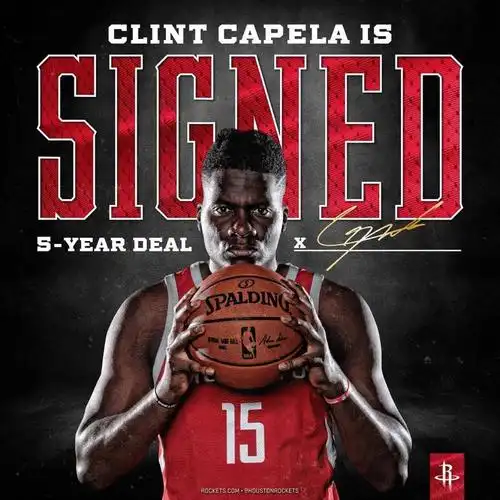 5年9000万,卡佩拉与火箭达成续约协议,下赛季目标总冠军!
