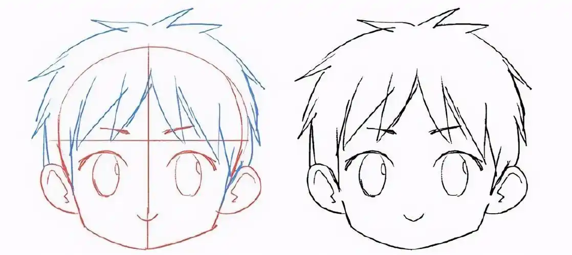q版人物头发怎么画