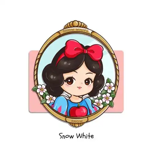 q版迪士尼公主头像-白雪公主‖步骤
