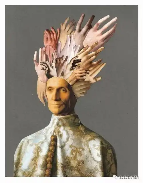 拼贴艺术家lynn skordal,创造超现实的达达主义拼贴世界.