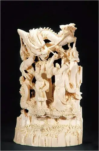 精美骨雕艺术作品