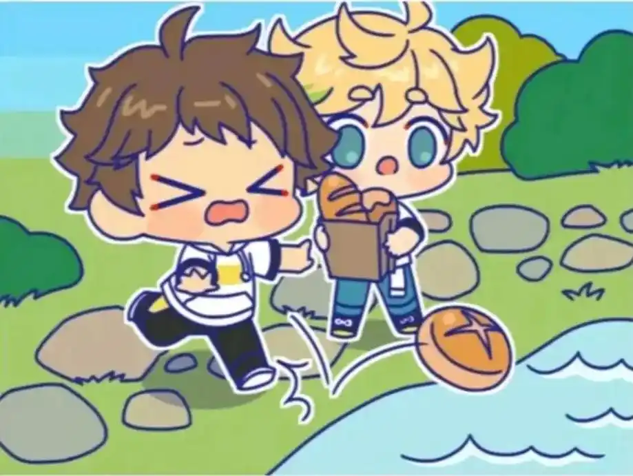 才发现是四格的小漫画,能连起来!#偶像梦幻祭 #天满光#深海 - 抖音