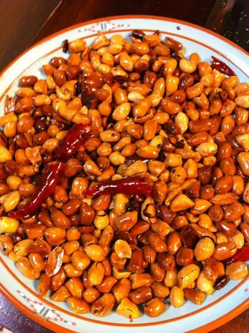 自制小零食 麻辣花生