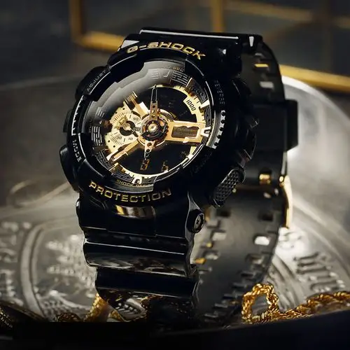 卡西欧黑金g-shock男表