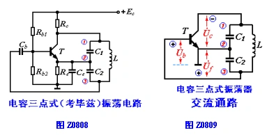 电容式三点式振荡电路