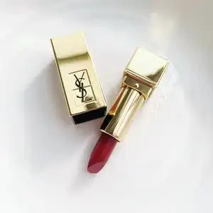 ysl圣罗兰方管口红唇膏1966纯口红1.3g缎光暖红棕  上海柜小样