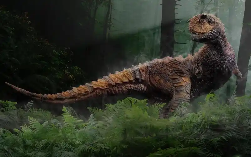壁纸 恐龙,树木,森林,创意图片 2880x1800 hd 高清壁纸, 图片, 照片