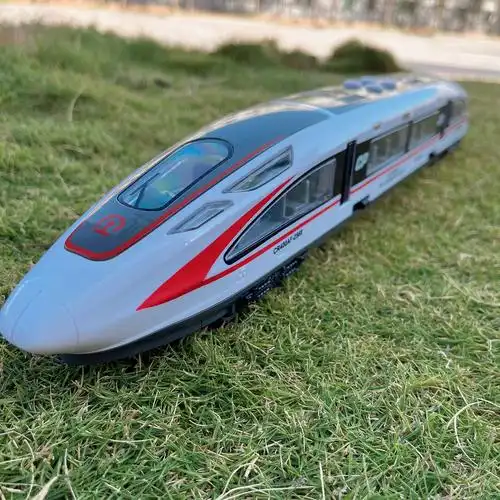 中国复兴号高铁声光仿真模型和谐号动车组列车男孩生日礼物品