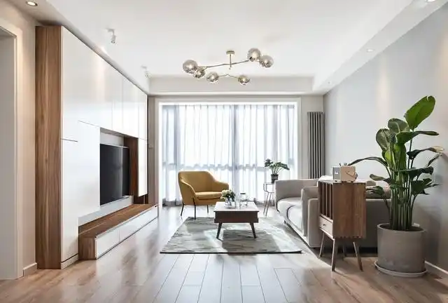 北欧现代风格,以实用,简约,自然为整体思路.