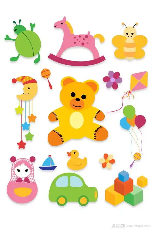 儿童卡通玩具元素
