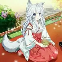 白狐头像图片 动漫九尾白狐头像_微信头像图片大全