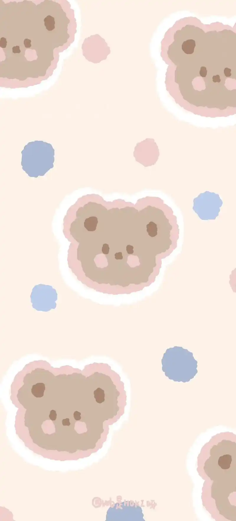 谁不爱小熊呢#壁纸分享 #小熊壁纸 #治愈系壁纸 #小熊背景 - 抖音