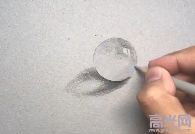 写实素描静物步骤及画法手把手教你画小水滴