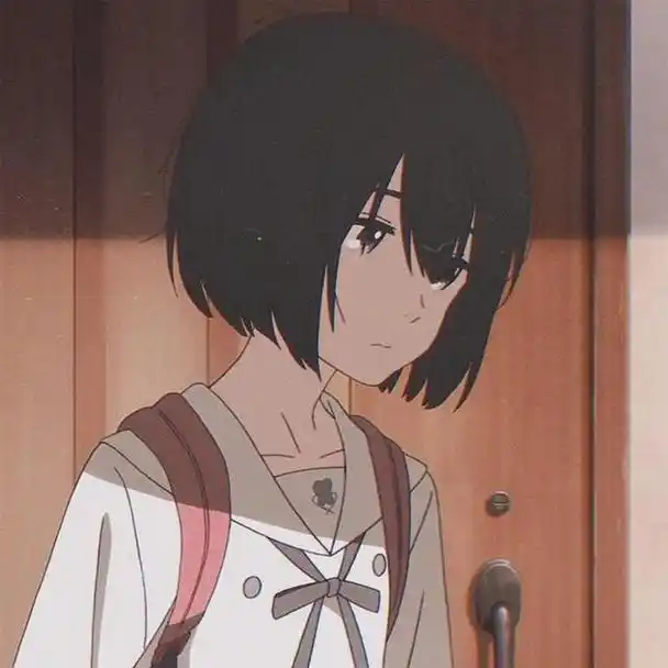 短发少女动漫高清头像