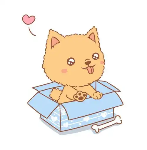 每日一画画一只萌萌哒的小狗吧