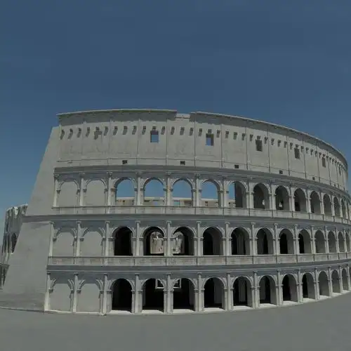罗马斗兽场遗址3d模型