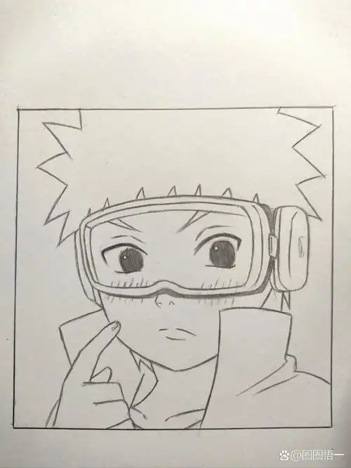 宇智波带土绘画过程