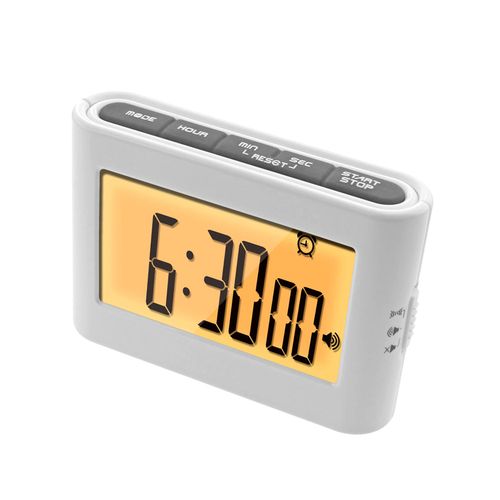 多功能背光静音震动震动计计时器闹钟挂墙学生宿舍台钟