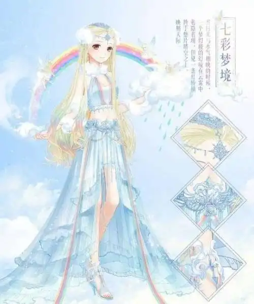 奇迹暖暖礼服简笔画