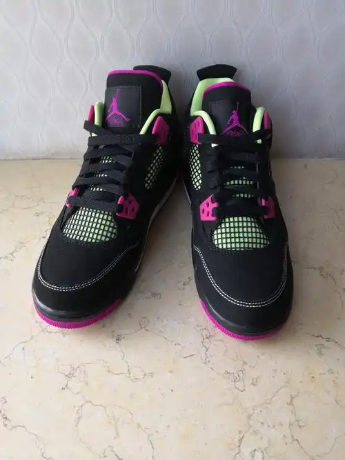 正品现货 jordan retro 4 飞人乔丹4代30周年纪念女款篮球鞋 38.