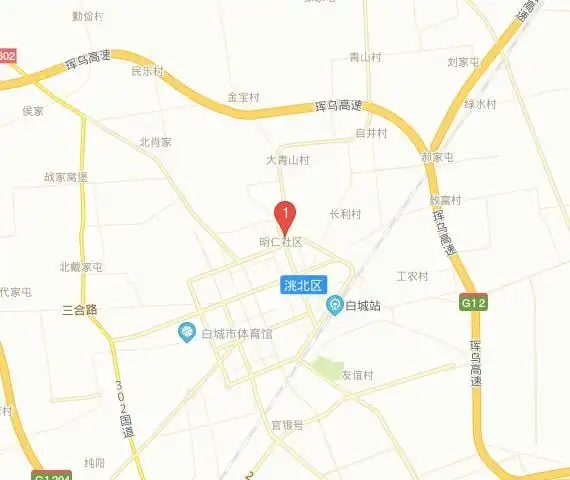 中共白城市市场监督管理局洮北分局委员会位于白城市洮北区青年北大街