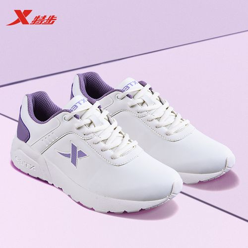 特步皮面运动鞋女-特价促销-优惠券领取-价格|多少钱|什么牌子好-35