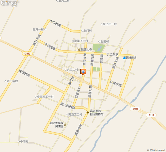 昌吉回族自治州昌吉市地图