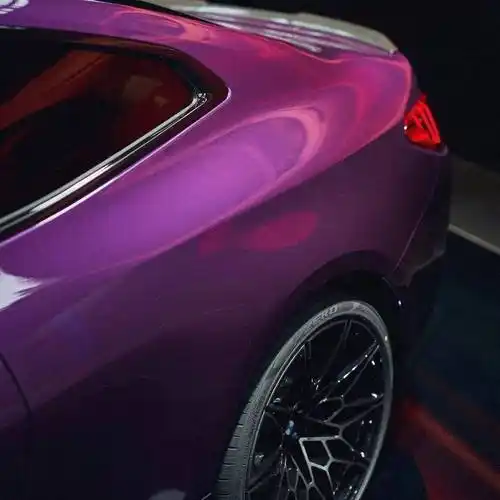 实拍暮光紫新宝马m4,非凡气质让芳心瞬间俘获