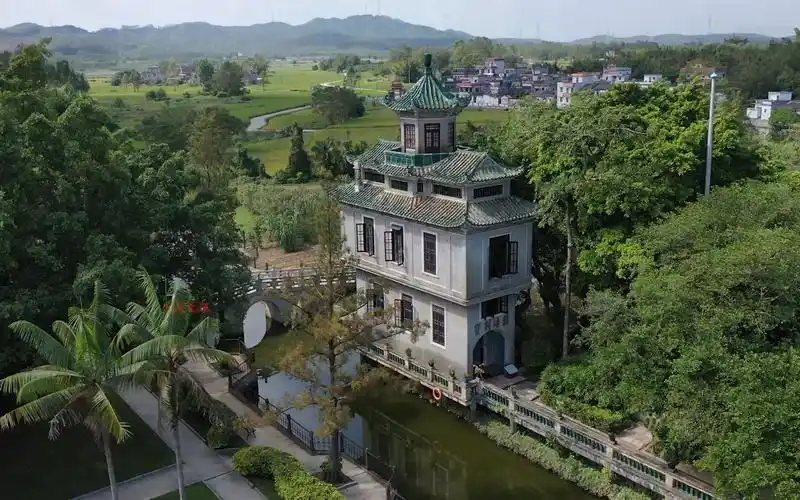 广东开平毓培别墅,这里有一段凄美的爱情故事,屋主为纪念其夫人而建造