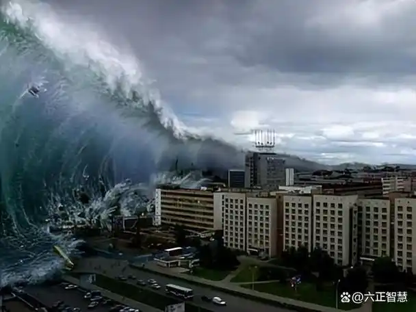 令人恐怖的海啸!