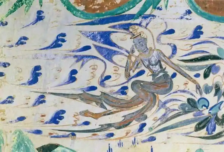 遥远的,不可知的星空承载着全人类的梦,而在敦煌莫高窟的壁画里"飞天"