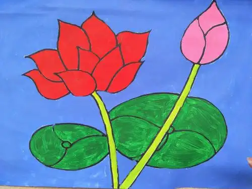 大a1班美术:《睡莲》