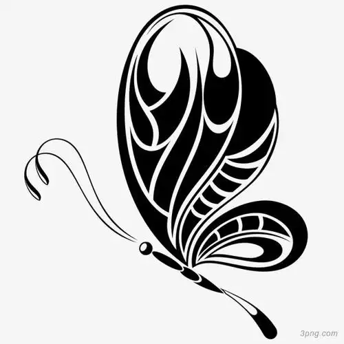 美丽的蝴蝶png素材透明免抠图片动植人物