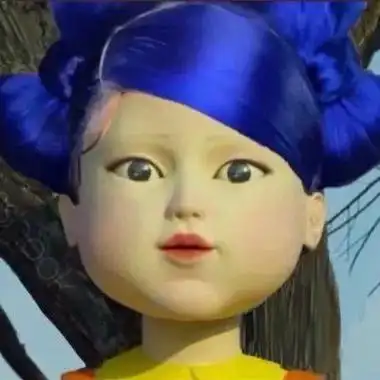 今日,cardi b 更换推特头像,是一个《鱿鱼游戏》里的公仔换上了她的