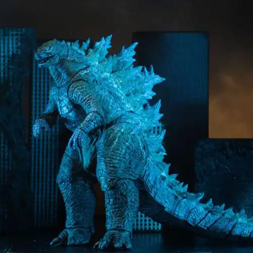neca哥斯拉2019电影核能喷射能量版shm怪兽可动模型手办摆件