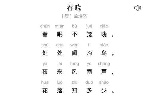 阳光民族幼儿园语言活动古诗词《春晓》