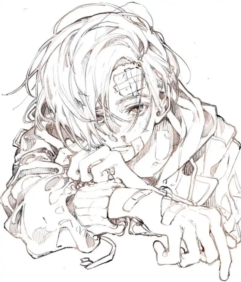 今日绘画分享:一组超精美的人物线稿,希望你能喜欢