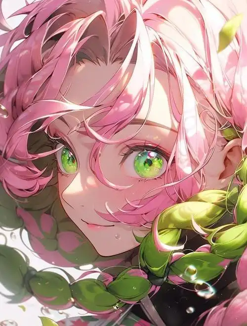 甘露寺蜜璃是动画《鬼灭之刃》中鬼杀队九柱之一的恋柱.