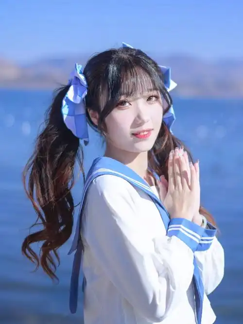 双马尾的甜系女孩谁不爱呢jk水手服