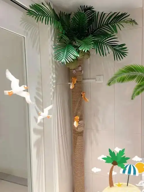 包下水管道装饰 阳台下水管装饰遮挡美化空调管子客厅棉麻绳包暖气管