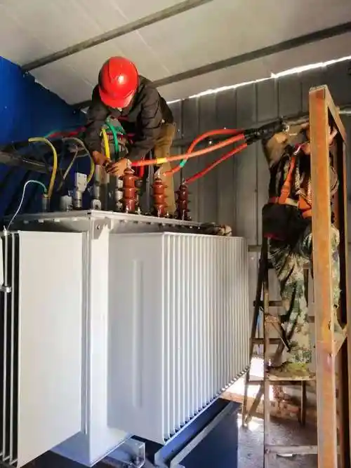 5000kva变压器安装现场20181121