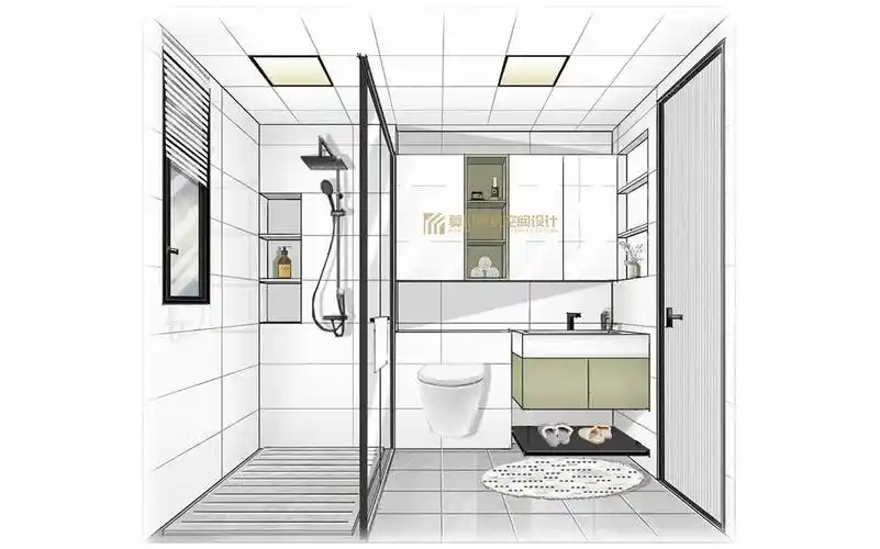 苏豪名厦60平米现代一居室装修效果图-莫川装饰