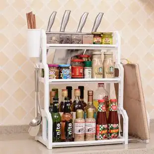 放油盐酱醋架子厨房家用调理架子置物架落地窄小调味料