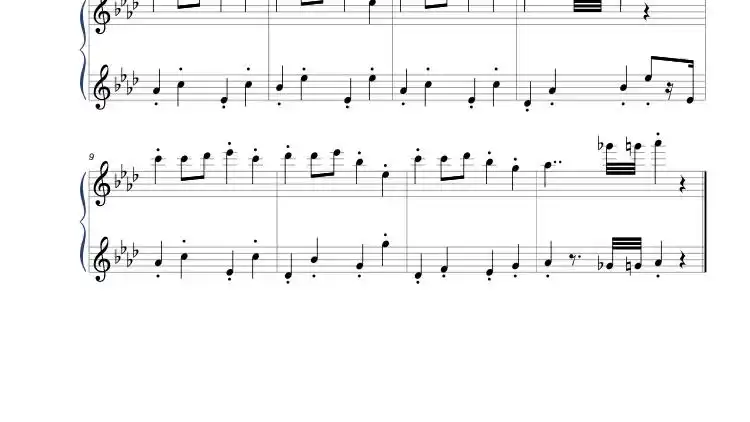 notationpad传说之下小花yourbestfriend钢琴谱