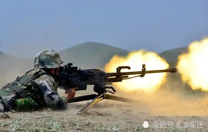 89式127大口径重机枪国产现役最轻的重机枪