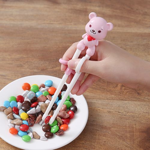 宝宝训练儿童吃饭学习筷男女孩2346岁小孩一段筷子